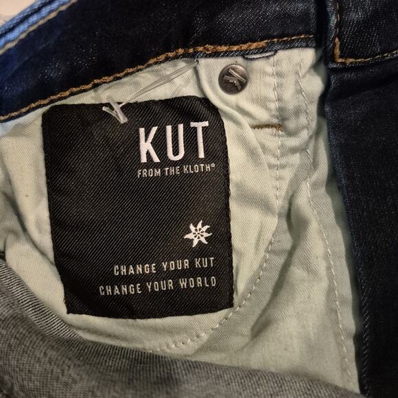 KUT from the Cloth Connie Fab Ab Ankle Skinny Jean Women 00 High Rise Frayed - Picture 10 of 10